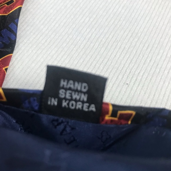 VTG Why Knot FSU Seminole Helmet Florida State University 100% Silk - Picture 6 of 7